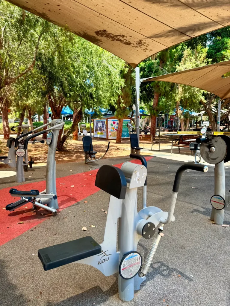 מתקני כושר בחוץ בתל אביב