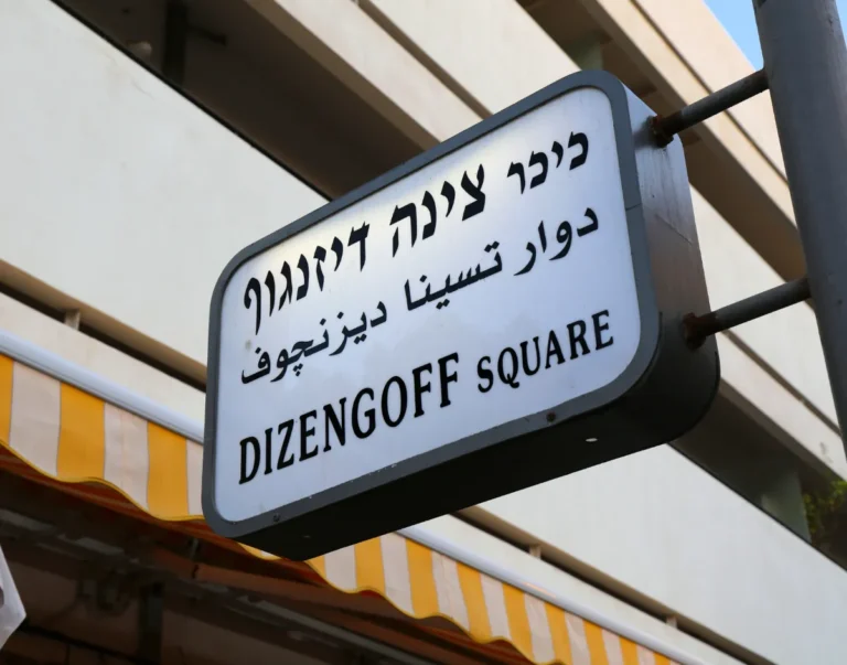 שלט כיכר דיזינגוף